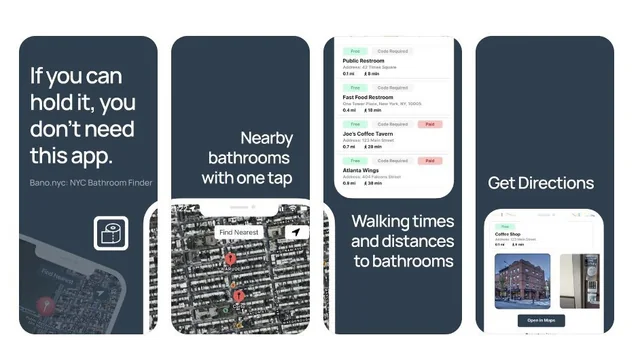 iOS App to Find Bathroom in NYC